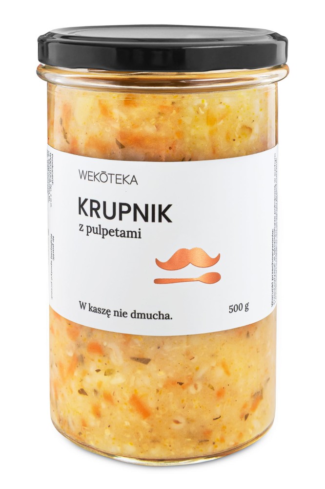 Krupnik z Pulpetami - domowa zupa z kaszą jęczmienną i pulpetami z indyka