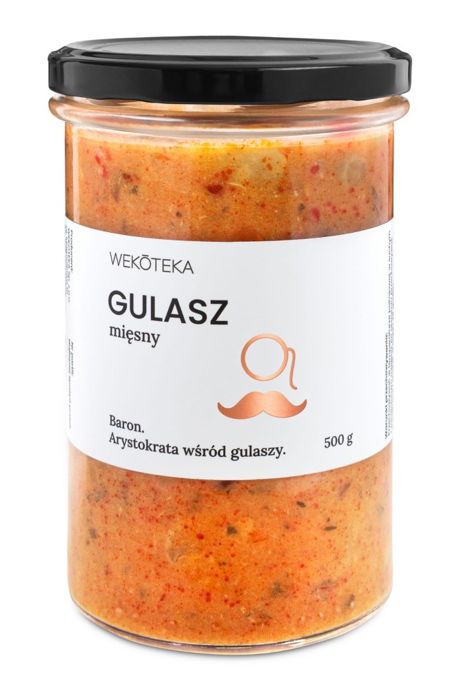 Gulasz Mięsny - gęsty gulasz z łopatki wieprzowej w słoiku