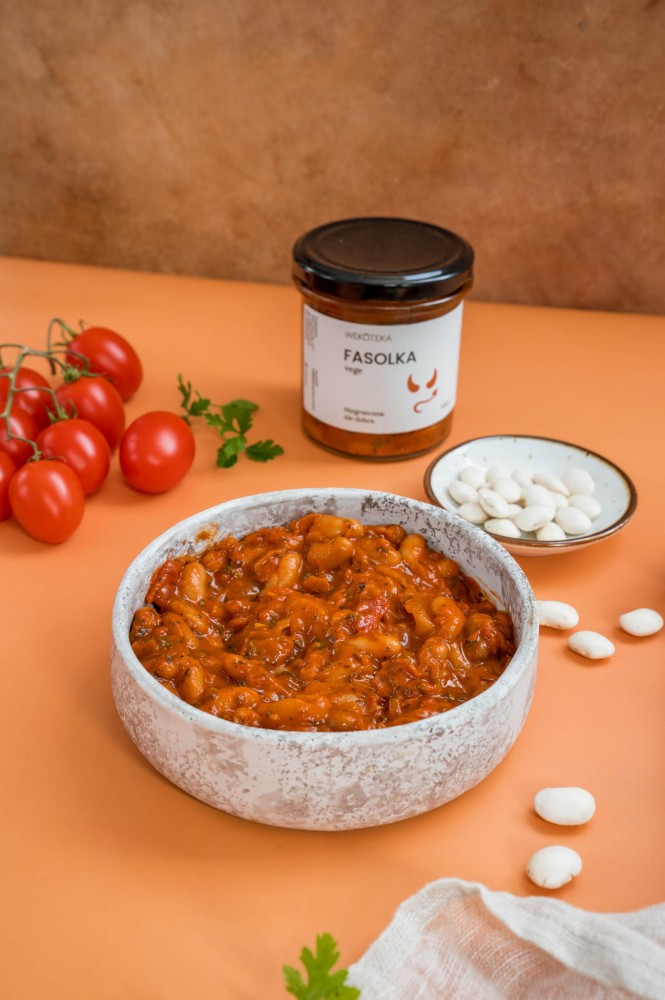 Kremowa fasolka po bretońsku vege z białą fasolą i czosnkiem