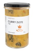 Curry Złote Vege - kremowe curry z ciecierzycą i mleczkiem kokosowym w słoiku